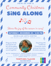 Community Christmas SING ALONG with Sylvia Humble, December 20, 2025
