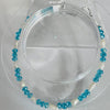Lynn Orriss - Bracelet - Aqua crystals with freshwater pearls - 7.5" long