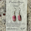 Elaine Bohm - Earrings - Salt Spring Island Rhodonite - surgical steel wires