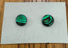 Robert Tutty - Earrings -  Dichroic glass - Round