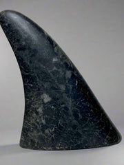 Load image into Gallery viewer, Ian Howie - Carving - Small Dorsal Fin - Carmanah Black Marble, Franklin River Valley -  - Carving - McMillan Arts Centre & MAC Box Office