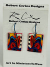 Robert Cerins - Earrings -Musical instruments - Rectangle