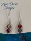 Lynn Orriss - Earrings - Red crystal