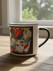 Load image into Gallery viewer, Linda Greig - Magic Mug - "Live life in full bloom" - - Mug - McMillan Arts Centre & MAC Box Office