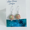 Lynn Orriss - Earrings - Pink/green swirls - Medium ball