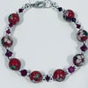 Lynn Orriss - Bracelet - Red Cloisonne - 7.5" long