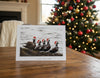 Jane Davidson - Christmas Card - Family of Ducks