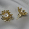 Julie Hawes - Earrings - Studs - Sparkly firecracker earrings with freshwater pearls