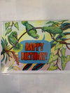 Andrea Walters - Card - 3 Parrots Happy Birthday