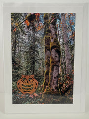 Load image into Gallery viewer, Jane Davidson - Card - Forest with owl applique