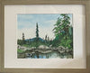 Diane Michelin - Watercolour Painting - "Arrowsmith Lake" - 15.25" x 12"