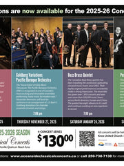 Load image into Gallery viewer, Oceanside Classical Concerts 2025-2026 Season - 4 concert series -  - Box Office - McMillan Arts Centre & MAC Box Office