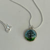 Gina Shear - Pendant - Tree, small circle  16" chain