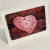 Jane Davidson - Card - Pink Heart with mini hearts