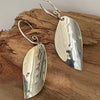 Laurie A. McDonald - Earrings - Large pod, sterling silver