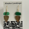 Alasha Lantinga - Earrings - Calliope with Green Chrysophrase