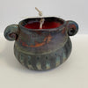 Crystal Burgess - Raku candle - medium size