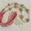 Lynn Orriss - Necklace - Polymer clay beads, pearls, antique beads