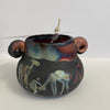 Crystal Burgess - Raku candle - medium size