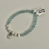 Alasha Lantinga - Bracelet (Stretchable) - Blue Calcite, Howlite, Moonstone charm