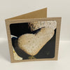Jane Davidson - Card - Photo of brown heart shaped rock