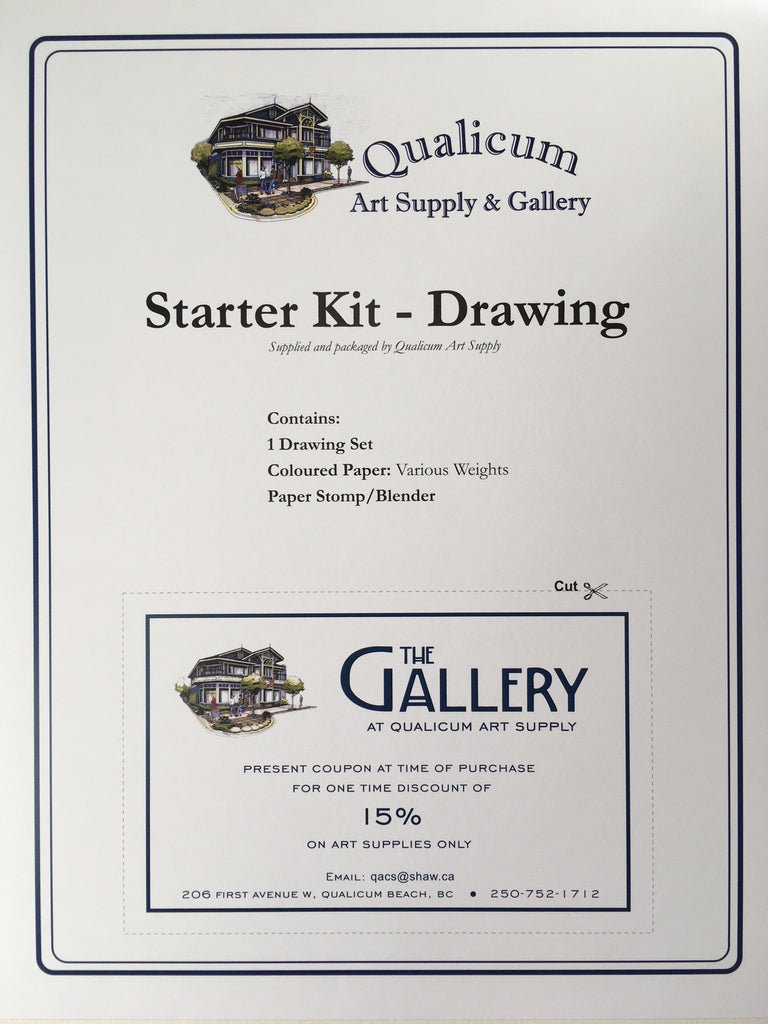 Qualicum Art Supply & Gallery Starter Kit Drawing McMillan Arts