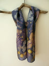 Karen MacRae - Silk Scarf - Botanical Print dyed with Copper Logwood