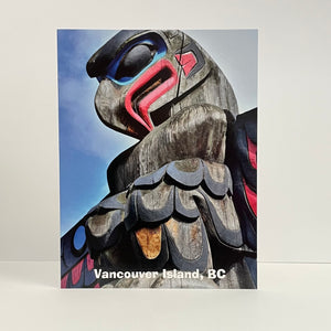Gerald Fuller - Card -Bald Eagle, carved by Doug LaFortune - Gerald Fuller - McMillan Arts Centre Gallery, Gift Shop and Box Office - Vancouver Island Art Gallery