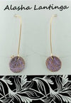 Alasha Lantinga - Earrings - "Evelina" lavender