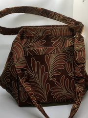 Load image into Gallery viewer, Donna Hales - Textile - Purse in rich brown brocade - Donna Hales - McMillan Arts Centre Gallery, Gift Shop and Box Office - Vancouver Island Art Gallery