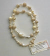 Lynn Orriss - Necklace -  Beige polymer beads and pearls