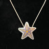 Gina Shear - Pendant -  Purple sea star on sterling silver chain