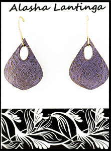 Alasha Lantinga - Earrings - "Valentina delicate design" lavender