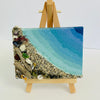 Jan Myers - Mixed Media - Beach Scene 4" x 3" - Magnet