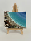 Jan Myers - Mixed Media - Beach scene 4" x 3"