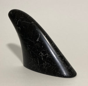 Ian Howie - Carving - Dorsal fin surfacing -  Marble - Ian Howie - McMillan Arts Centre Gallery, Gift Shop and Box Office - Vancouver Island Art Gallery