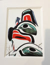 Gerald Fuller - Print - Marriage Totem Pole carved by F. Robinson