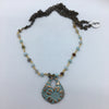 Alasha Lantinga - Necklace - Valentina Dogwood with 1/2 Peru Opal Chain