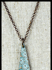 Load image into Gallery viewer, Alasha Lantinga - Necklace - "Aphroditie" amethyst druzy daisy burst cut out - Alasha Lantinga - Jewellery - McMillan Arts Centre & MAC Box Office