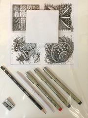Load image into Gallery viewer, Qualicum Art Supply & Gallery - Starter Kit - Zentangle - Qualicum Art Supply & Gallery - McMillan Arts Centre Gallery, Gift Shop and Box Office - Vancouver Island Art Gallery