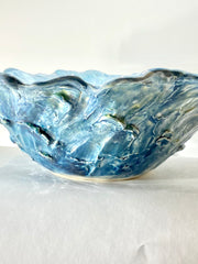 Load image into Gallery viewer, Mary Flores - Bowl - 14" diameter - MAC-Donation - Pottery - McMillan Arts Centre & MAC Box Office