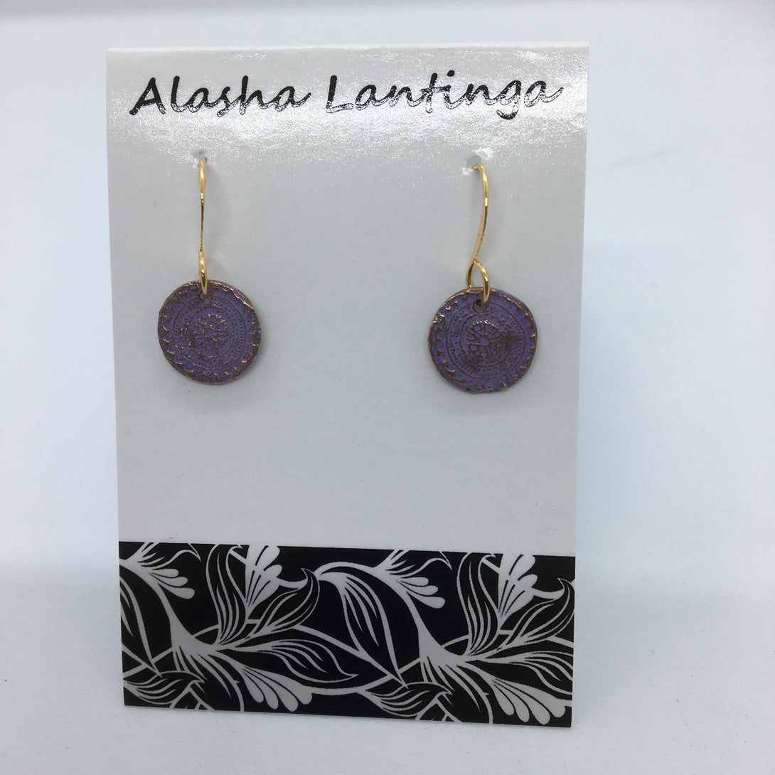Alasha Lantinga - Earrings - Lavender 