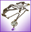 Alasha Lantinga - Necklace - "Lanai" with lavender quartz'