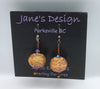 jane davidson - Earrings -  orange ball