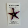 Rubius Glass - Suncatcher - Sea Star - Purple