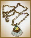 Alasha Lantinga - Necklace - "Siona" large, with Chrysocolla