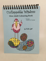 Load image into Gallery viewer, Erinlea Light - Zentangle colouring book "Unflappable Wisdom (Fowl)" - Erinlea Light - Zentangle - McMillan Arts Centre & MAC Box Office