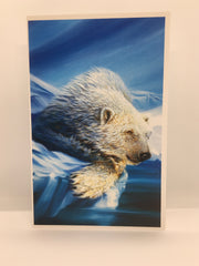Load image into Gallery viewer, Ice Bear - Card - Nanuk Lord of the Ice - MAC-Donation - McMillan Arts Centre Gallery, Gift Shop and Box Office - Vancouver Island Art Gallery