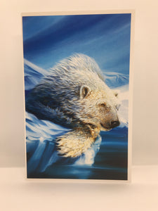 Ice Bear - Card - Nanuk Lord of the Ice - MAC-Donation - McMillan Arts Centre Gallery, Gift Shop and Box Office - Vancouver Island Art Gallery