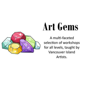 MAC School - Art Gems - Painting with Pencil - Sep 21. 2024 - 10 AM - McMillan Arts Centre - McMillan Arts Centre Gallery, Gift Shop and Box Office - Vancouver Island Art Gallery